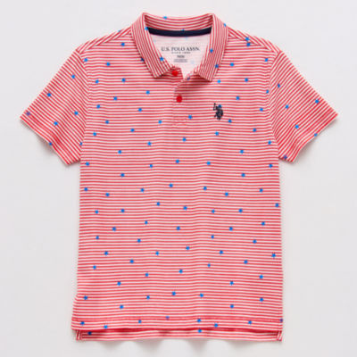 U.S. Polo Assn. Little & Big Kid Boys Short Sleeve Regular Fit Embroidered Polo Shirt