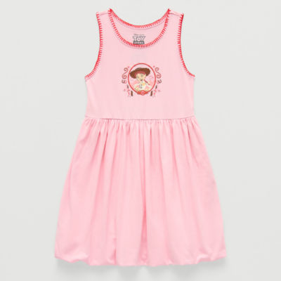 Disney Collection Little & Big Kid Girls Sleeveless Jessie Toy Story A-Line Dress