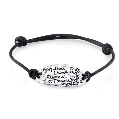 Footnotes Mother and Daughter Friends Charm Bracelet