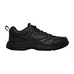 Skechers Mens Dighton Closed Toe Wide Width Lace Up Shoe