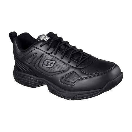  Mens > shoes > Slip-on Shoes-Skechers Mens Dighton Closed Toe Wide Width Lace Up Shoe