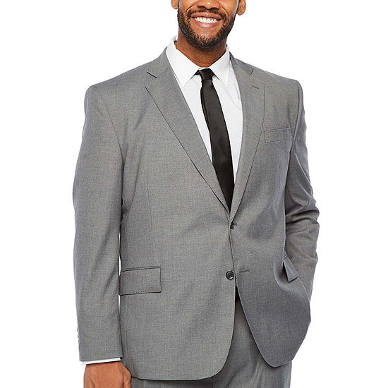 JF J. Ferrar Ultra Comfort Gray Suit Separates - Big and Tall