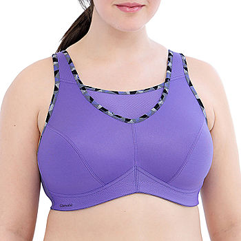 Glamorise High Support Sports Bra 1066, Color: Purple - JCPenney