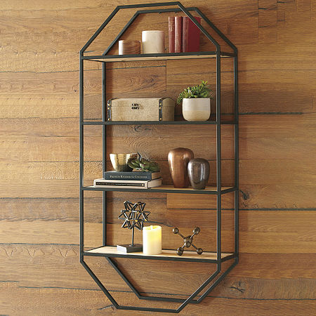 Signature Design By Ashley Elea Wall Shelf, One Size, Black