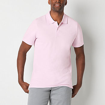 Bay Premium Stretch Mens Classic Fit Sleeve Polo Shirt - JCPenney
