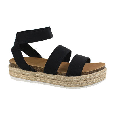 Yoki Womens Chiara-10 Wedge Sandals