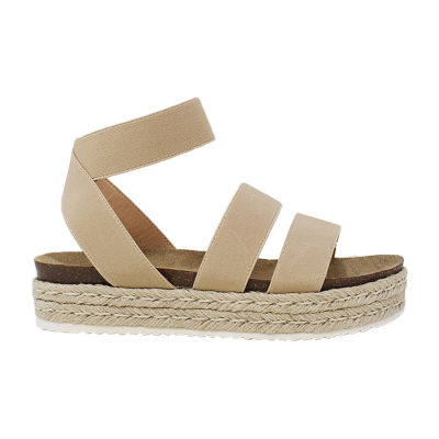 Yoki Womens Chiara-10 Wedge Sandals