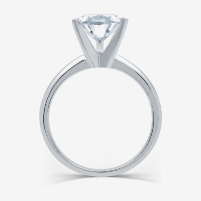 3 CT. Lab-Grown (G / VS2)  Diamond Pear Solitaire Engagement Ring in14K Gold