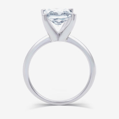 3 CT. Princess-cut Lab-Grown (G / VS2) Diamond Solitaire Engagement Ring in 14K Gold