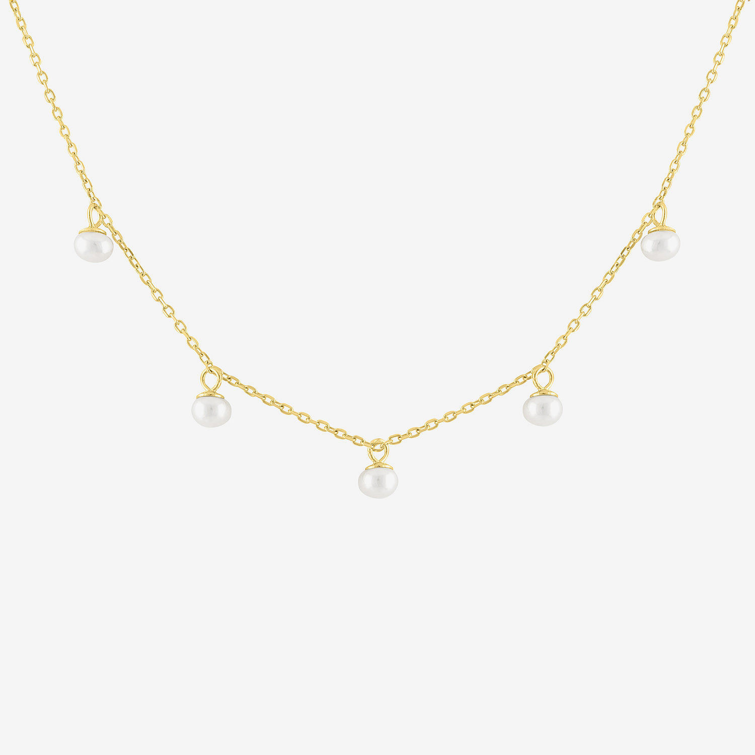 Yes, Please! Womens White Cultured Freshwater Pearl 14K Gold Over ...
