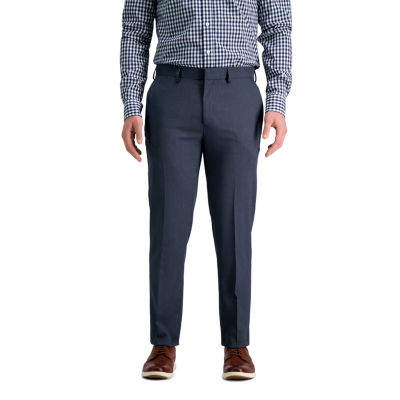 Pantaloni Uomo Haggar Smart Wash - Taglio Classico, Tessuto Repreve | Colore Charcoal, Facile Manutenzione - Foto 9