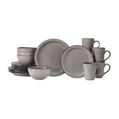 Lifetime Brands Felicity 12-Piece Dinnerware Set in Gray