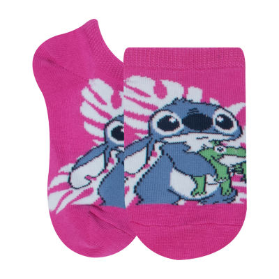 Little & Big Girls 6 Pair Stitch No Show Socks