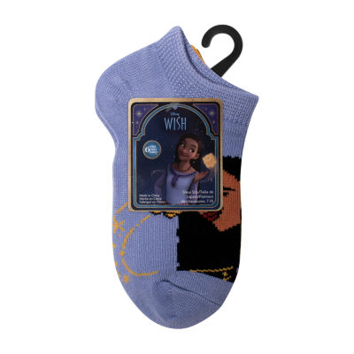 Little & Big Girls 6 Pair Wish No Show Socks