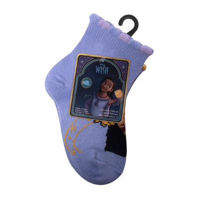 Toddler Girls 6 Pair Wish Quarter Ankle Socks