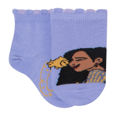 Toddler Girls 6 Pair Wish Quarter Socks