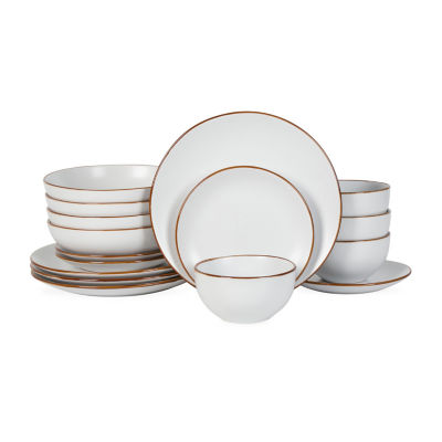 Stone + Lain Brasa 16-pc. Stoneware Dinnerware Set