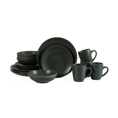 Stone + Lain Grao 16-pc. Stoneware Dinnerware Set