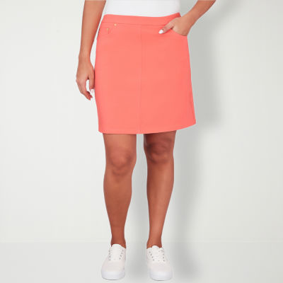 Hearts Of Palm Womens Mid Rise Skort, Color Tulip JCPenney