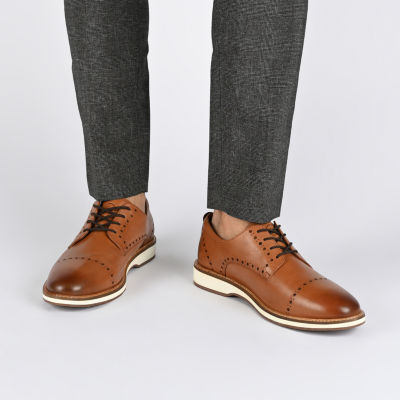 Thomas And Vine Fremont Mens Round Closed Toe Oxford Shoes