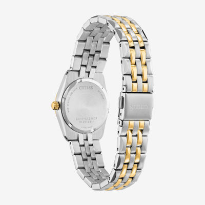 Citizen Corso Womens Two Tone Stainless Steel Bracelet Watch Ew2299-50e