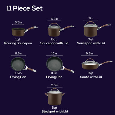Circulon Symmetry Hard Anodized 11-pc. Cookware Set