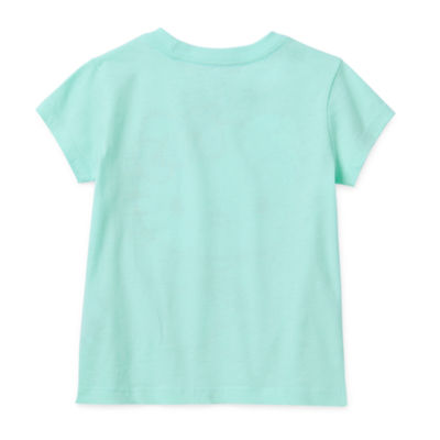 Toddler Girls Crew Neck Short Sleeve Hello Kitty Graphic T-Shirt