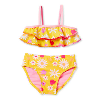 Okie Dokie Toddler Girls Floral Bikini Set