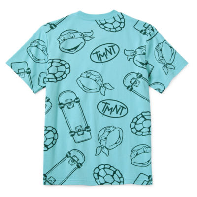 Little & Big Boys Crew Neck Short Sleeve Teenage Mutant Ninja Turtles Graphic T-Shirt