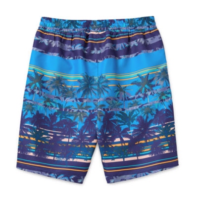 Thereabouts Little & Big Boys At The Knee Boxer Brief Lined Board Shorts