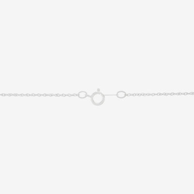 Limited Quantities! Womens 1/5 CT. Natural White Diamond Sterling Silver Round 18 Inch Pendant Necklace