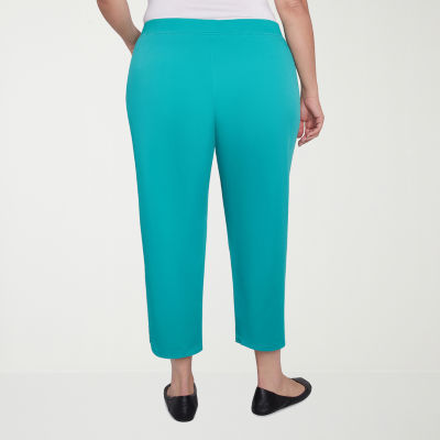 Alfred Dunner Nantucket Womens Plus Capri Pants