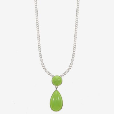Liz Claiborne Womens 17 Inch Pendant Necklace