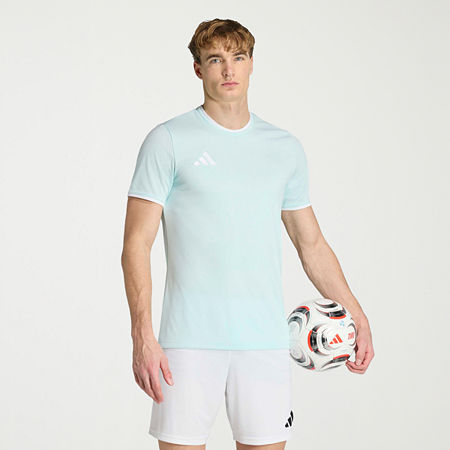 adidas Mens Crew Neck Short Sleeve Active T-Shirt, Large, Green