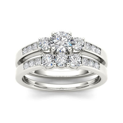 CT.T.W. Natural Diamond 14K Gold Bridal Ring Set