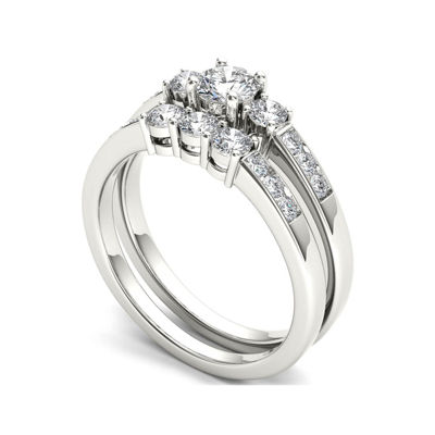 CT.T.W. Natural Diamond 14K Gold Bridal Ring Set