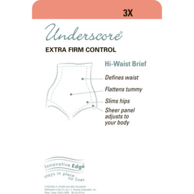 Underscore Innovative Edge® Sheer High-Waist Control Briefs