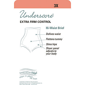 Underscore Innovative Edge® Sheer High-Waist Control Briefs 129-3534