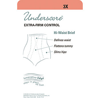Underscore Plus Innovative Edge® High-Waist Control Briefs 129