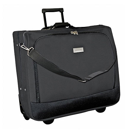 Geoffrey Beene 44 Inline Wheeled Garment Bag, One Size, Black