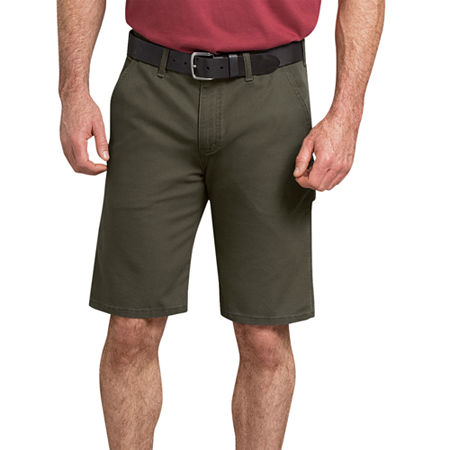 Dickies 11 Tough Max Duck Carpenter Shorts, 34, Green