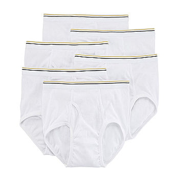 VTG Stafford Underwear Briefs Size 44 White Gold JC Penny 2XL XXL