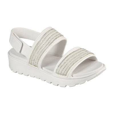 Skechers Womens Foamies Footsteps How Extra Wedge Sandals JCPenney