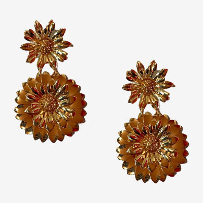 Bijoux Bar Flower Drop Earrings