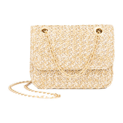 Olivia Miller Mini Straw Crossbody Bag JCPenney