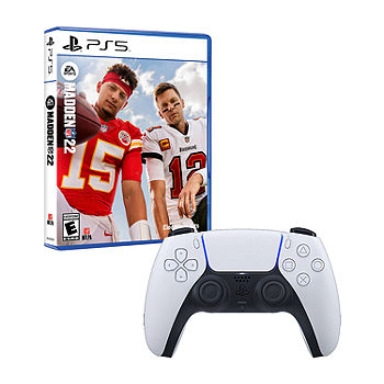PS5 DualSense Controller with Madden NFL 22 Game 975117090M, Color: White -  JCPenney