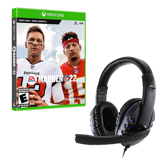 Universal Headset with Madden NFL 22 Game for Xbox Series S & X