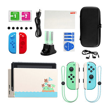 Nintendo Animal New Horizon Limited Edition Console with Accessories 975115305M, Color: Pastel - JCPenney