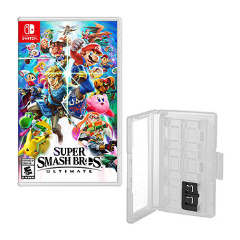 Super Smash Bros for Nintendo Switch With Hard Shell 12 Game Caddy  975117706M, Color: White - JCPenney
