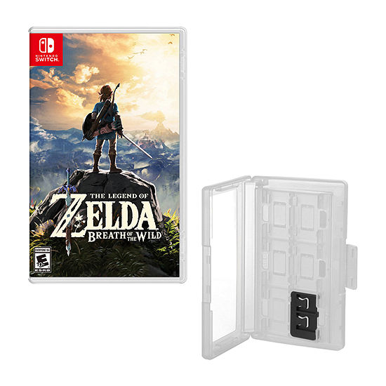 Legends of Zelda for Nintendo Switch With Hard Shell 12 Game Caddy